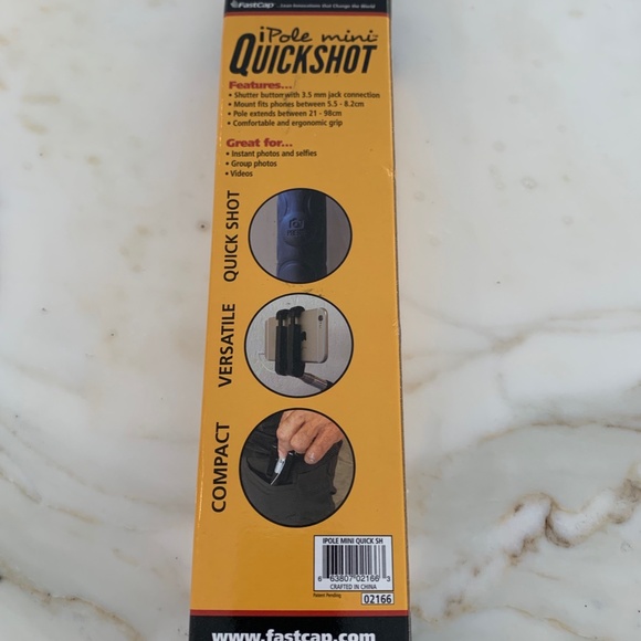 FASTCAP IPOLE MINI QUICKSHOT SELFIE MOUNT NIB! - Picture 6 of 11